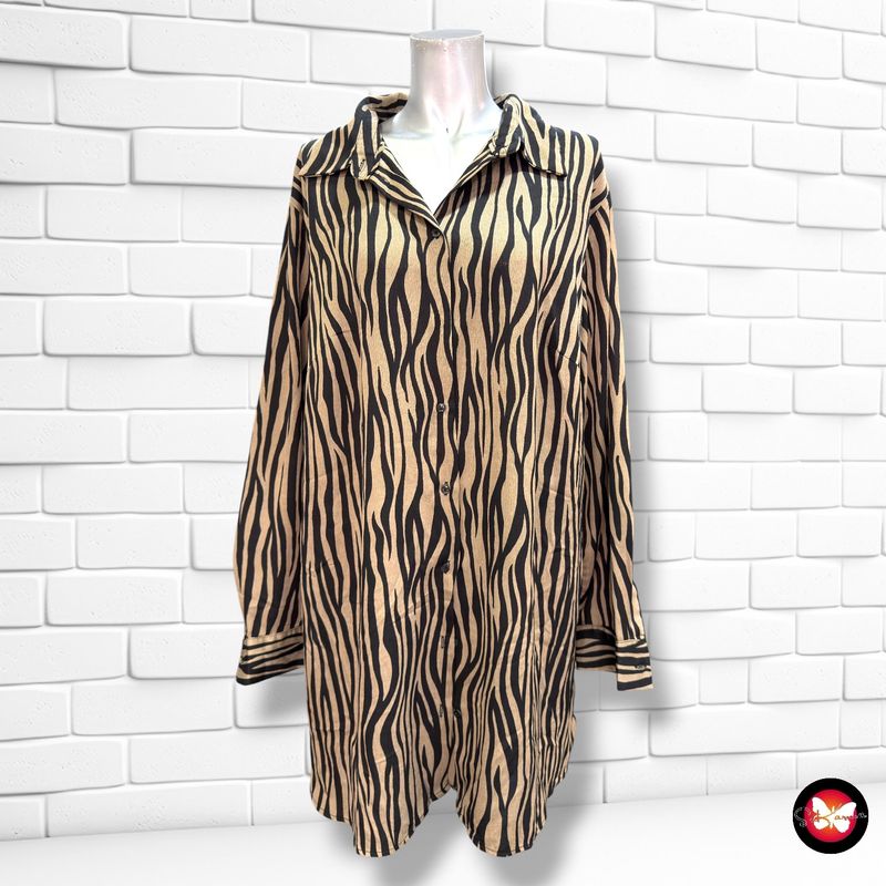 **HOY** Camisola animal print BODYFLIRT color Negro y camel Talla 48