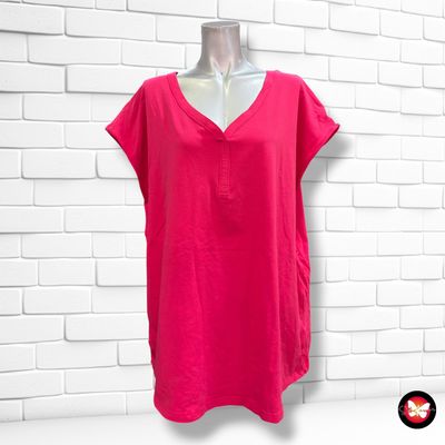 **HOY** Camiseta de manga corta básica SHEEGO color Magenta Talla 50 (pequeña)