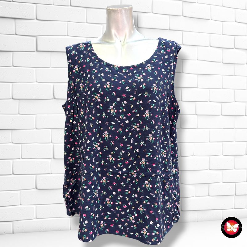 **HOY** Blusa sin mangas de florecitas BEXLEYS color Varios Talla 46