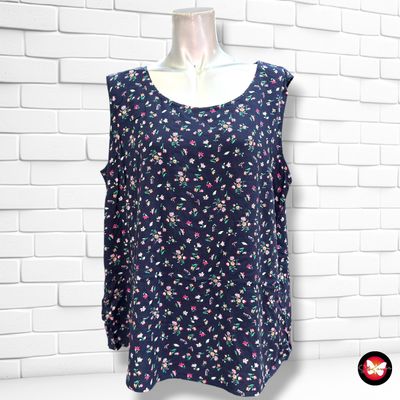**HOY** Blusa sin mangas de florecitas BEXLEYS color Varios Talla 46