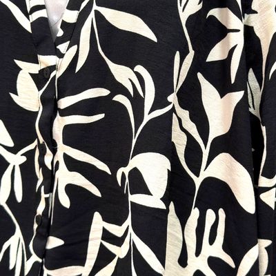 **HOY** Blusa de manga larga KAPALUA color Negro y beige Talla 42 (grande)
