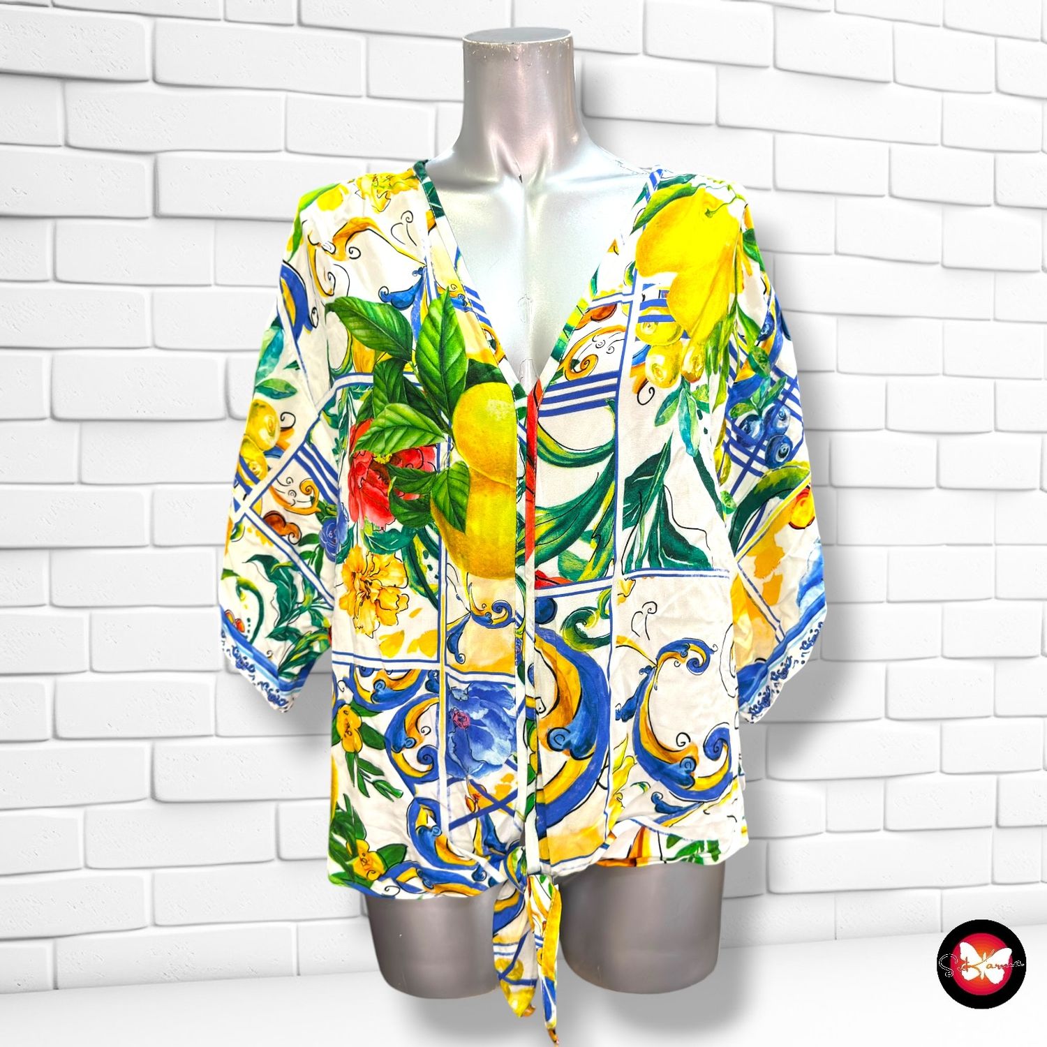 **HOY** Blusa con lazo DOLCEZZA color Varios Talla L