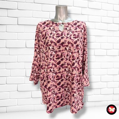 **HOY** Camiseta de media manga  color Rosa y morado Talla 50