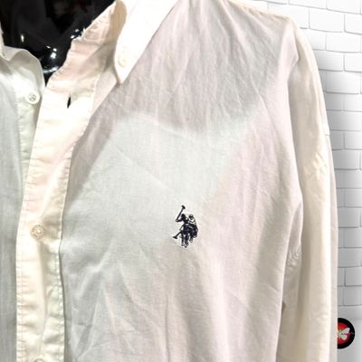 **HOY** Camisa de manga larga U.S. POLO ASSN. color Blanco Talla Hombre XXL
