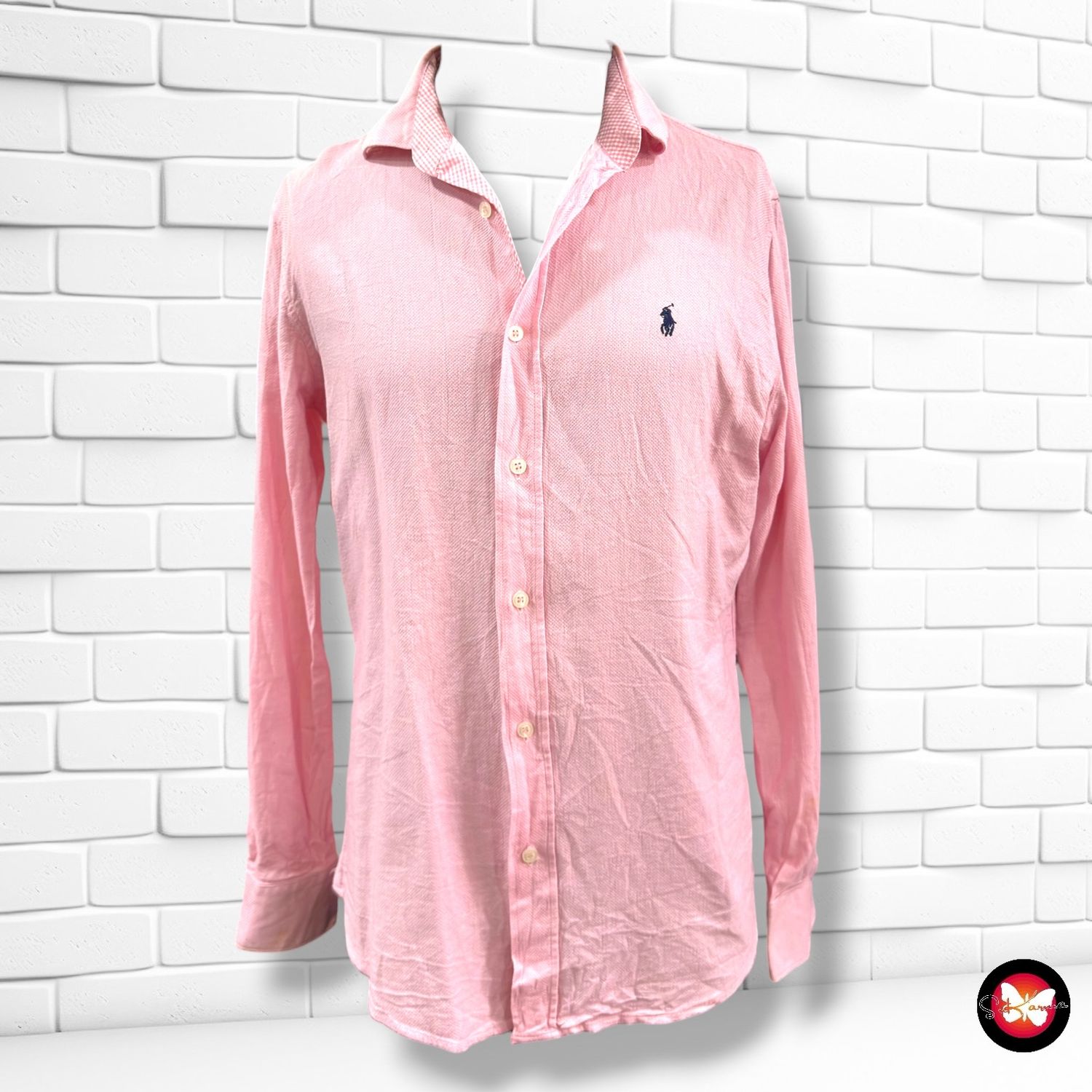 **HOY** Camisa de manga larga POLO RALPH LAUREN color Rosa Talla Hombre M