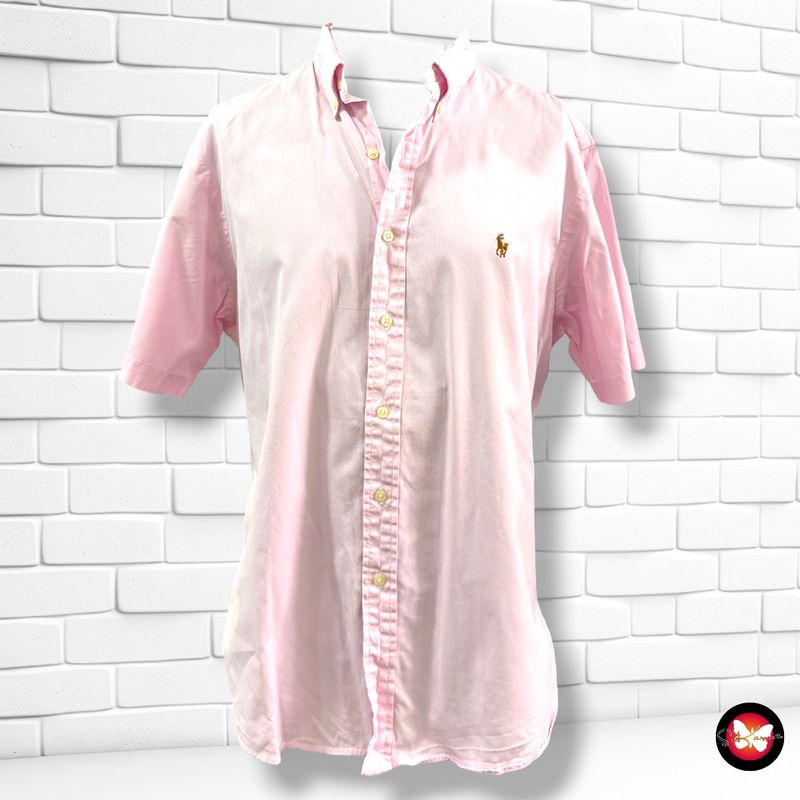 **HOY** Camisa de manga de corta POLO RALPH LAUREN color Rosa Talla Hombre 43