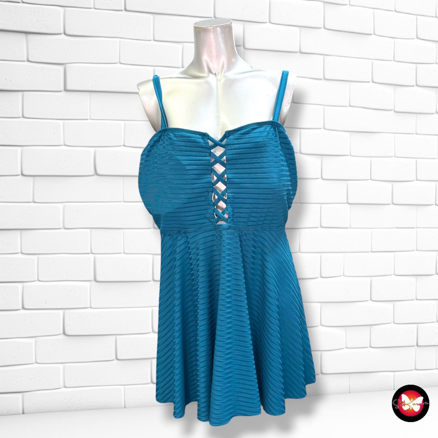 **HOY** Tankini parte de arriba  color Petróleo Talla 2XL