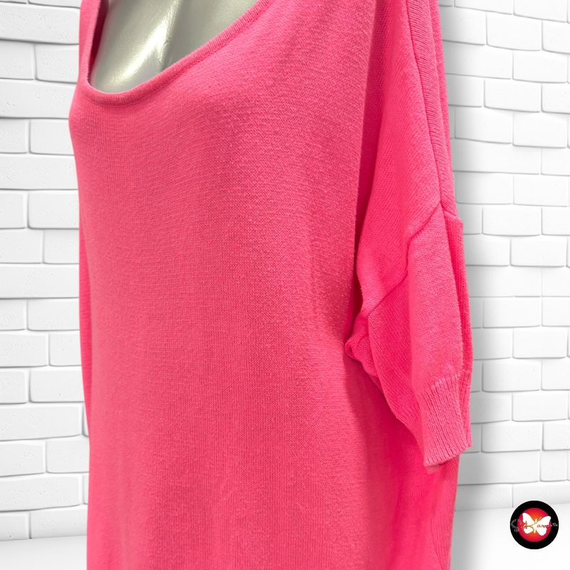 Jersey con flequitos PEACEBIRD color Fucsia Talla ÚNICA GRANDE