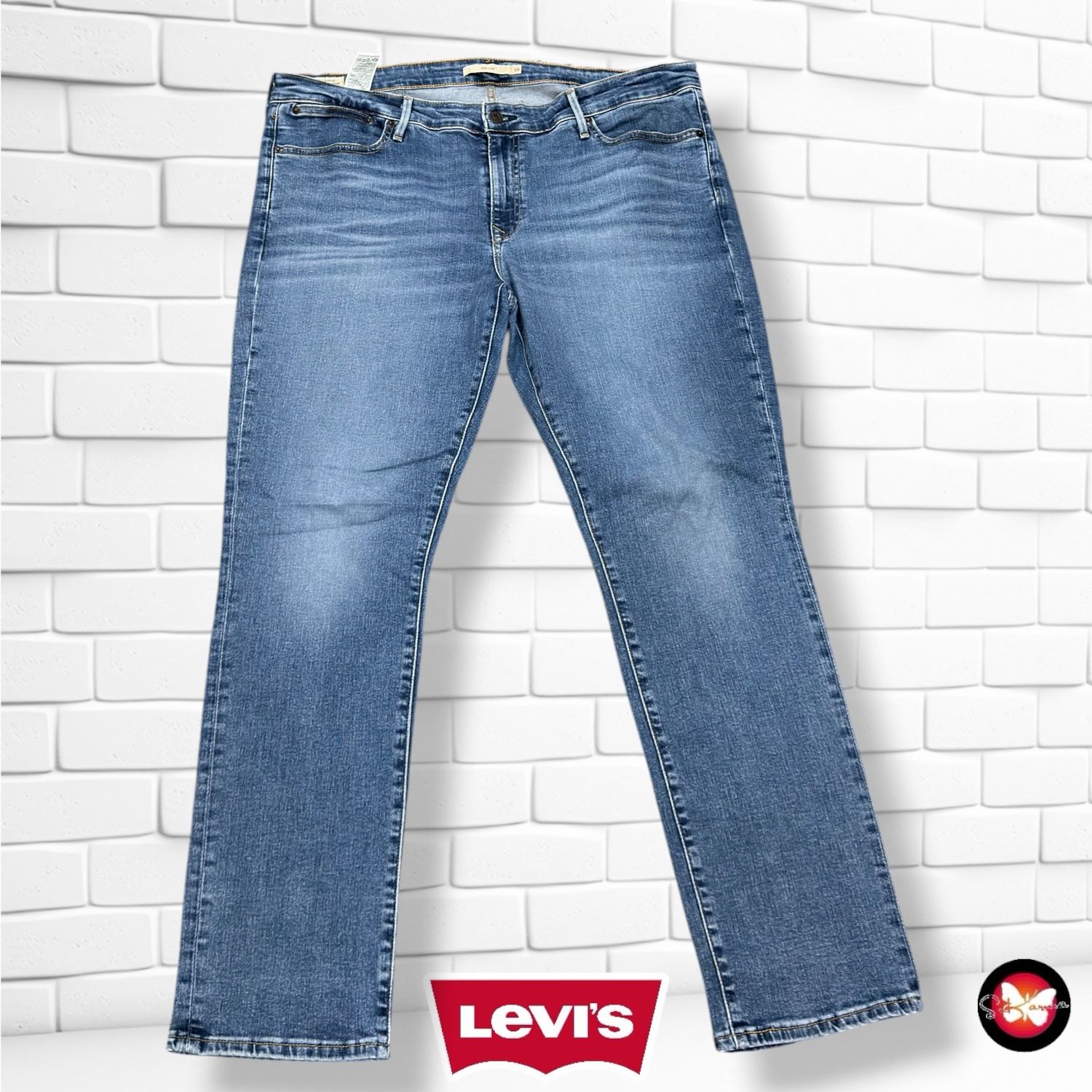 **HOY** Pantalón 712 SLIM LEVI’S color Azul vaquero Talla XL (W34) (grande)