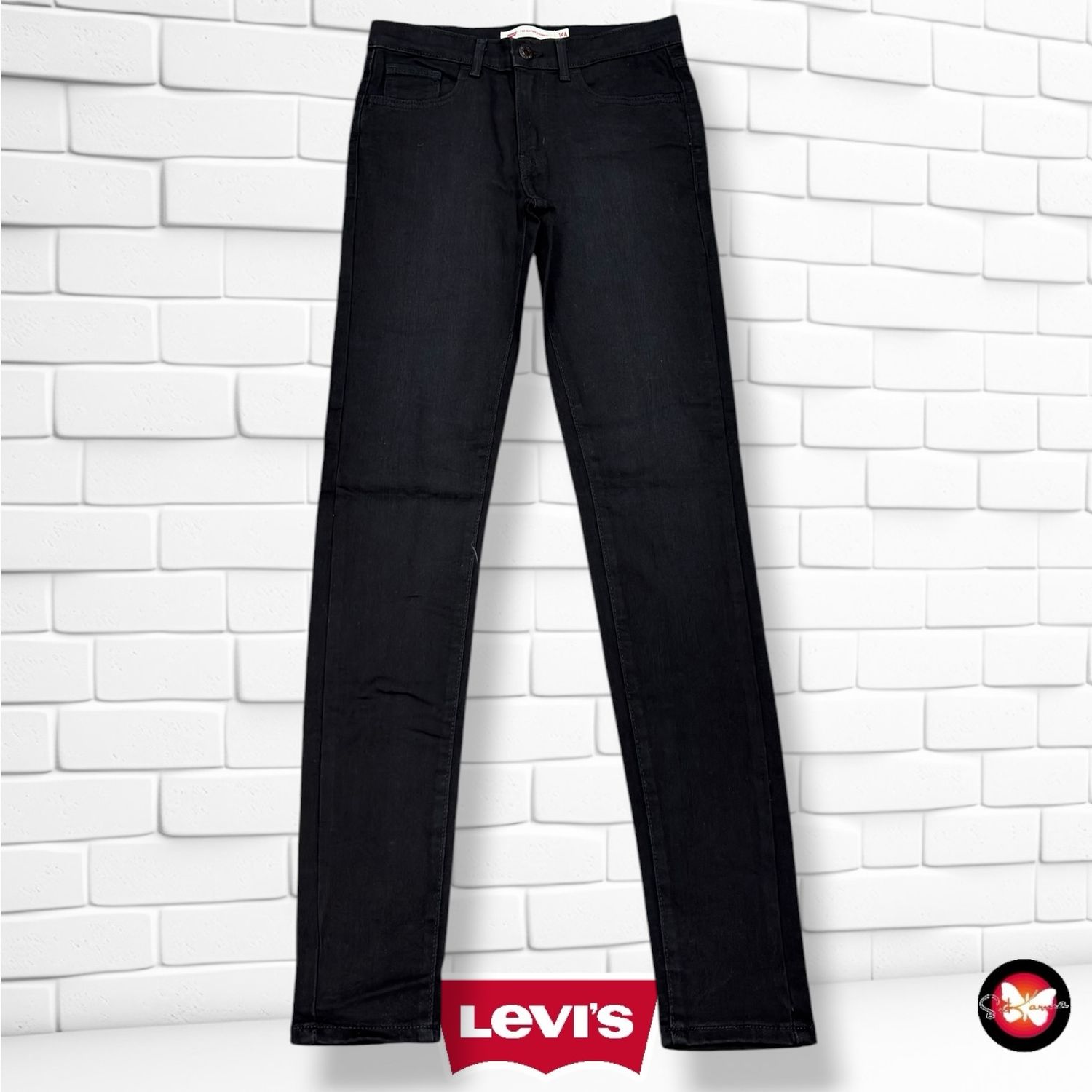 **HOY** Pantalón 710 SUPER SKINNY LEVI’S color Negro Talla 14 años