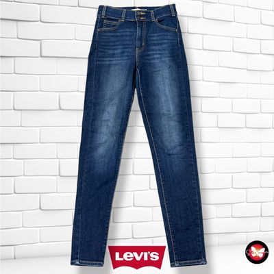 **HOY** Pantalón MILE HIGH SUPER SKINNY LEVI’S color Azul vaquero oscuro Talla S (W26)