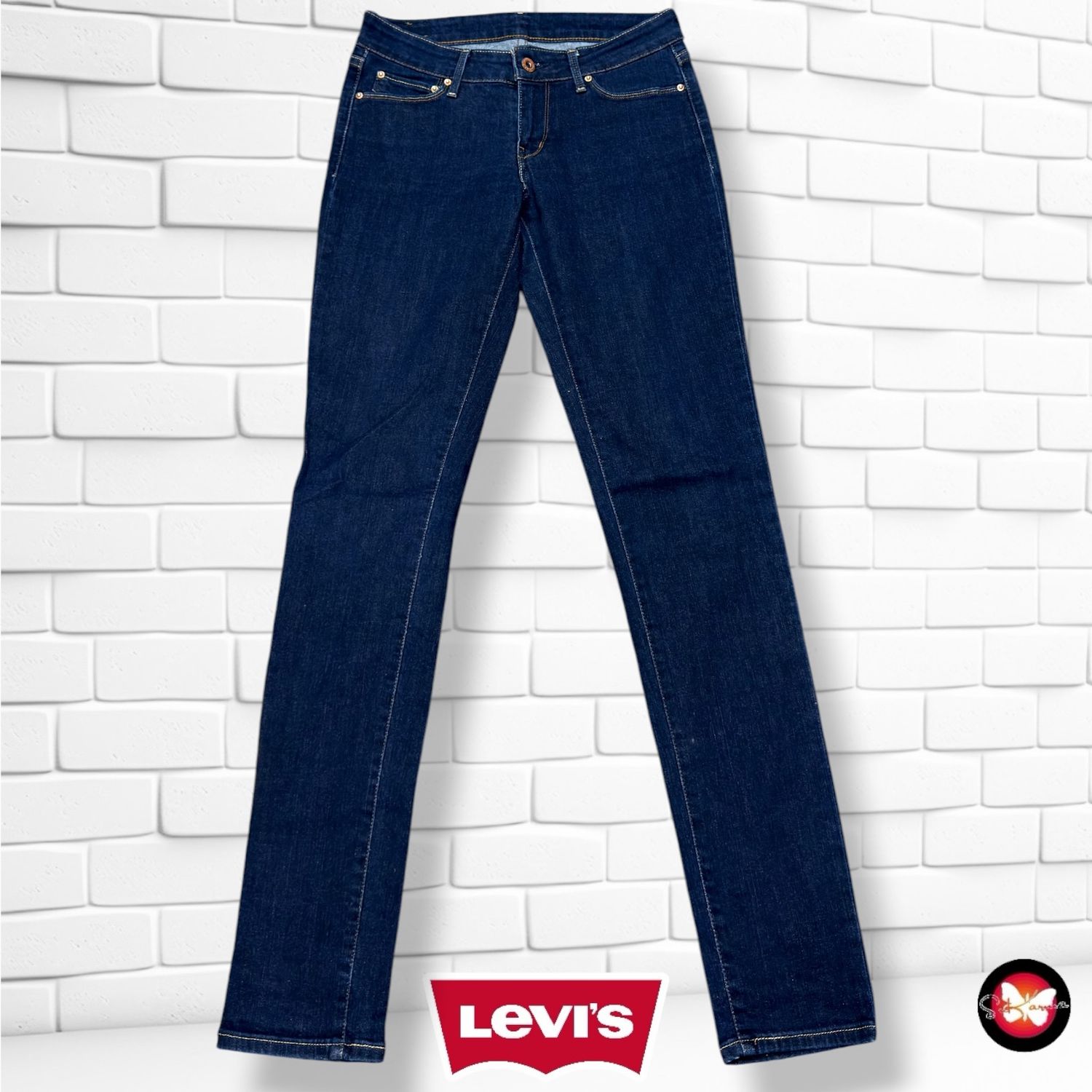 **HOY** Pantalón  LEVI’S color Azul vaquero oscuro Talla S (W26)