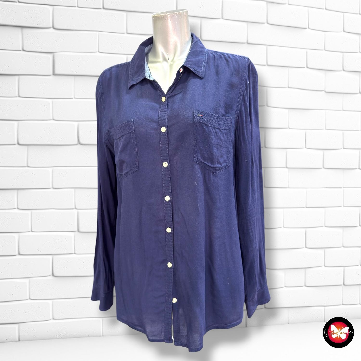 **HOY** Camisa de manga larga TOMMY HILFIGER color Azul marino Talla L