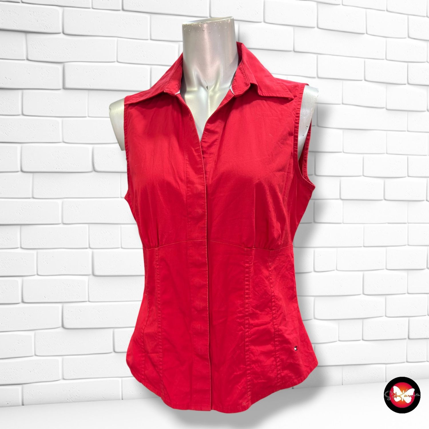 **HOY** Camisa entallada TOMMY HILFIGER color Rojo Talla 36 (6USA)