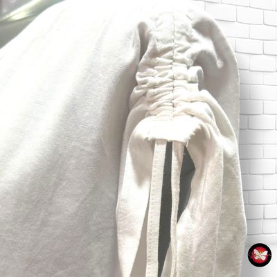 **HOY** Camiseta de mangas fruncidas MOHUTO color Blanco Talla M (grande)