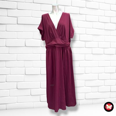 **HOY** Vestido largo SHEIN CURVE color Uva Talla 2XL