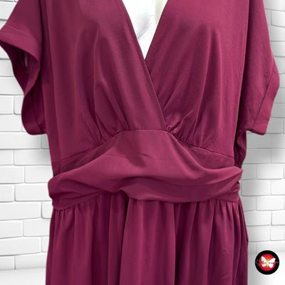 **HOY** Vestido largo SHEIN CURVE color Uva Talla 2XL