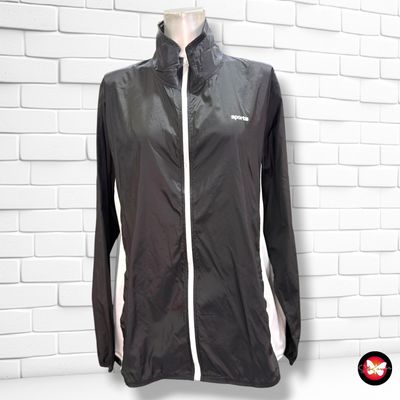 **HOY** Chaqueta cortavientos  color Negro y blanco Talla XL