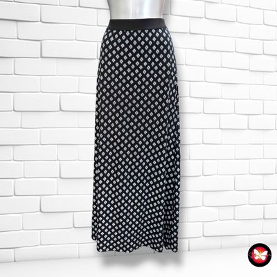 **HOY** Falda larga LAURA TORELLI color Negro y blanco Talla S (grande)