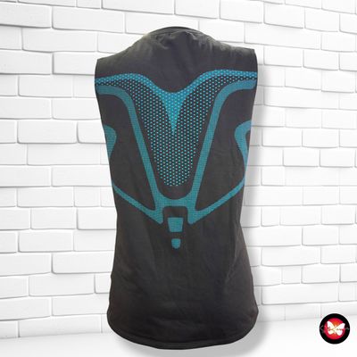 **HOY** Camiseta deportiva térmica  color Negro y turquesa Talla M (grande)