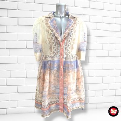 **HOY** Vestido camisero de mangas abullonadas MISS BELL color Varios Talla XXL (pequeña)