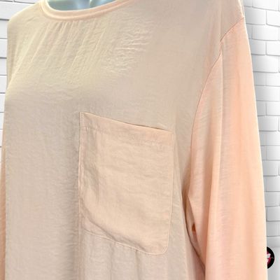 **HOY** Blusa de media manga H&M color Nude Talla XL