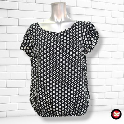 **HOY** Blusa de manga corta TOM TAILOR color Negro y blanco Talla 38