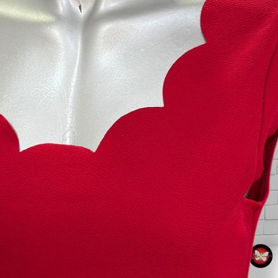 **HOY** Blusa de manga corta SHEIN color Rojo Talla S