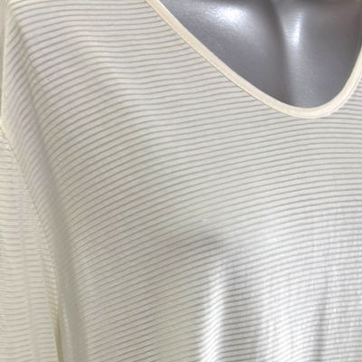 **HOY** Camiseta traslúcida de media manga ULLA POPKEN color Crema Talla 46/48