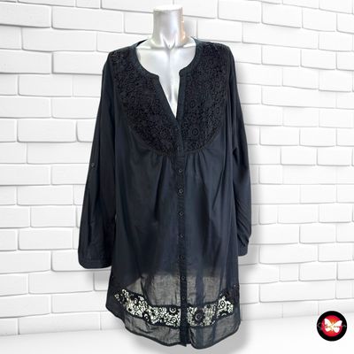 **HOY** Camisa de manga larga BODYFLIRT color Negro Talla XXL