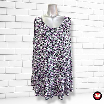 **HOY** Camiseta sin mangas de florecitas con encaje ESMARA color Varios Talla XXL