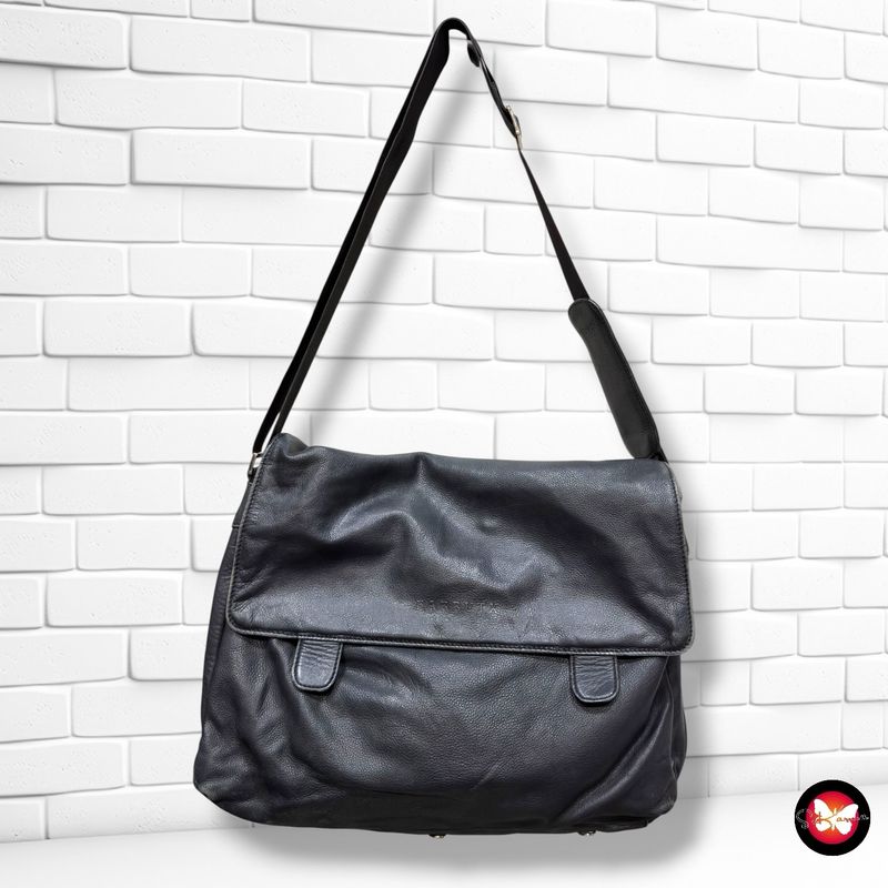 **HOY** Bolso bandolera de piel FARRUTX color Negro Talla GRANDE