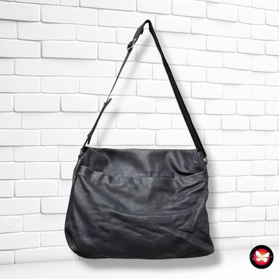 Bolso bandolera de piel FARRUTX color Negro Talla GRANDE