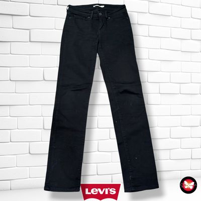 Pantalón 712 SLIM LEVI’S color Negro Talla S/M (W27)