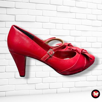 **HOY** Zapatos de tacón tipo salón  color Rojo Talla Calzado 37