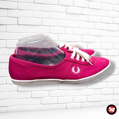 **HOY** Zapatillas de lona FRED PERRY color Magenta Talla Calzado 40