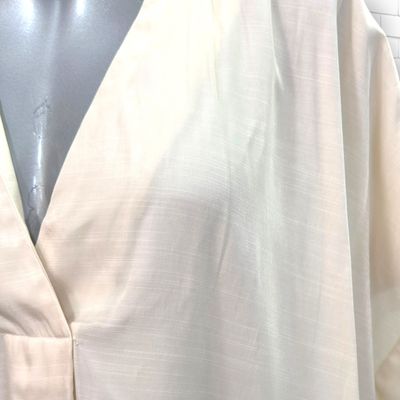 **HOY** Blusón H&amp;M color Crema Talla S (muy grande)