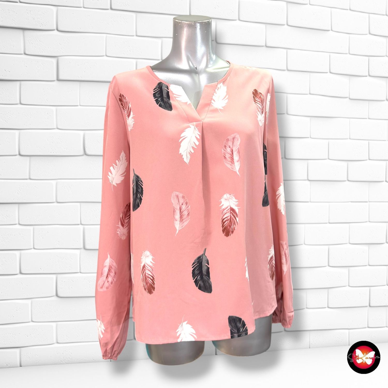 **HOY** Blusa de manga larga NIAY color Rosa y varios Talla M