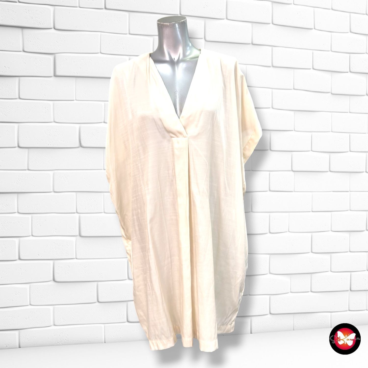 **HOY** Blusón H&amp;M color Crema Talla S (muy grande)