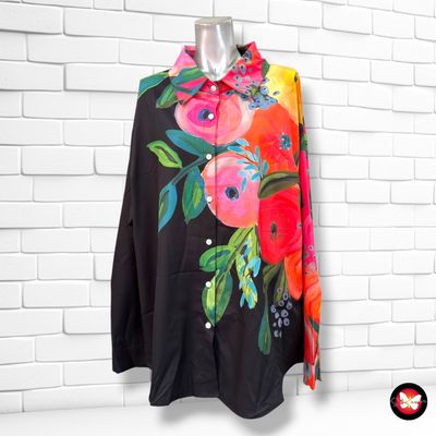 **HOY** Camisa de manga larga estampada  color Varios Talla 2XL