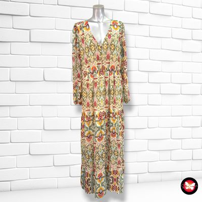 **HOY** Vestido largo de gasa COSTES color Varios Talla L/XL