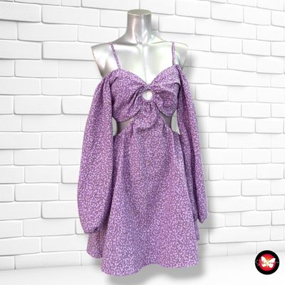 **HOY** Vestido cut-out DIVIDED color Violeta Talla M
