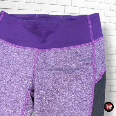 **HOY** Mallas deportivas piratas ROXY color Violeta y gris Talla XS