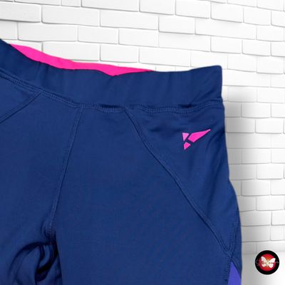 **HOY** Mallas deportivas piratas  color Azul y violeta Talla S
