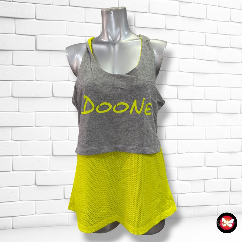 **HOY** Camiseta deportiva DOONE color Gris y neón Talla M/L