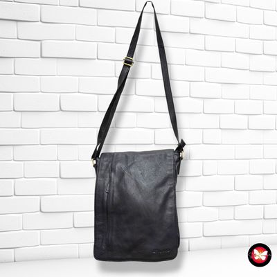 **HOY** Bolso bandolera de piel STILORD color Negro Talla GRANDE