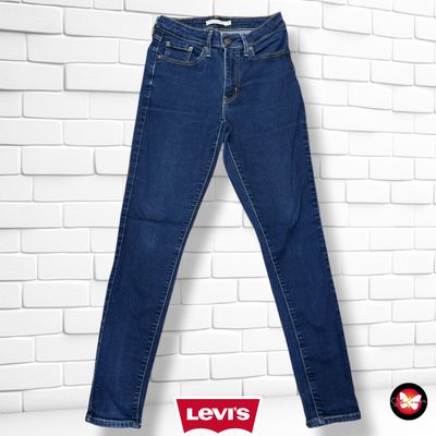 **HOY** Pantalón 721 HIGH RISE SKINNY LEVI’S color Azul vaquero oscuro Talla S/M (W27)