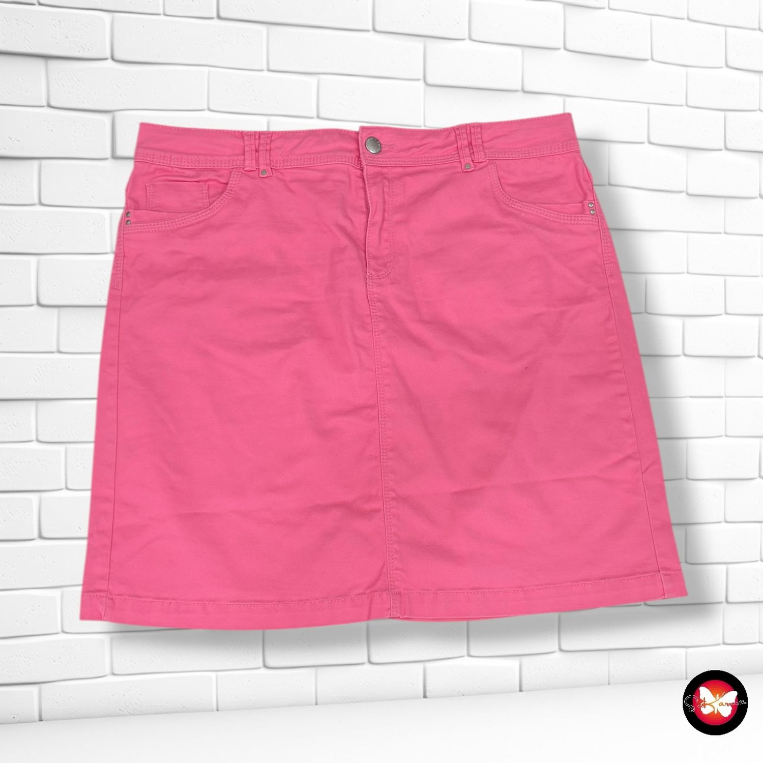 **HOY** Falda vaquera CAMAÏEU color Rosa Talla 42 (grande)