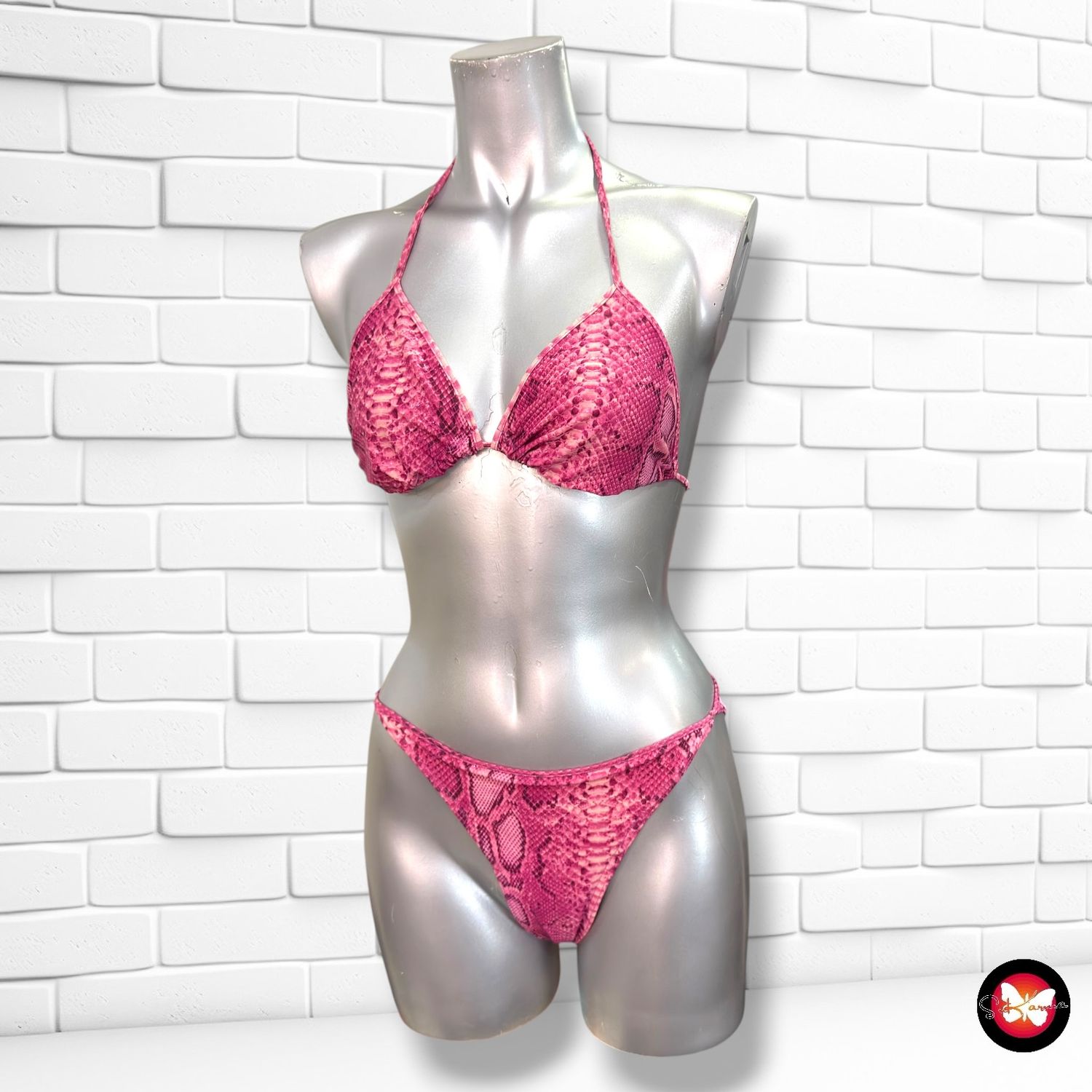 **HOY** Bikini estampado serpiente FEELING color Magenta Talla S