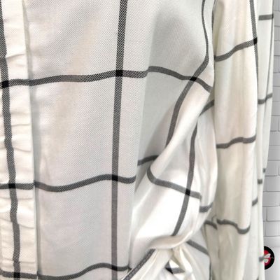 **HOY** Camisola de cuadros AMISU color Blanco y negro Talla XS